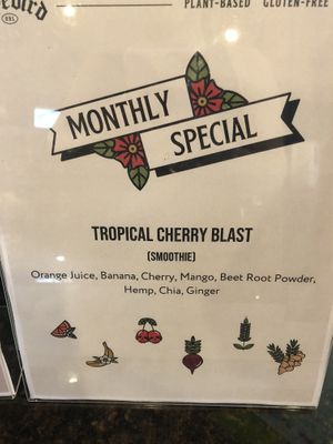 Menu   at Skyebird in Orlando