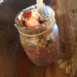 açaí jar (their granola and cashew cream is amazing!)  at Skyebird in Orlando