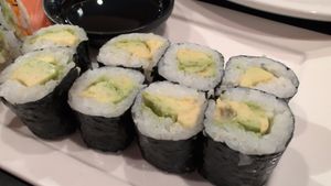 Avocado sushi at Kobé Japanese Steakhouse - Kirkman in Orlando