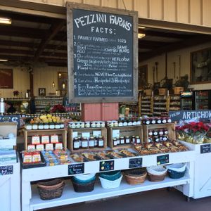 Pezzini Farms shop entrance at Pezzini Farms in Castroville