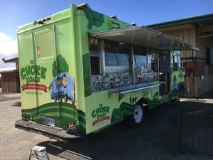 Fried Artichoke truck parked beside Pezzini Farms at Pezzini Farms in Castroville