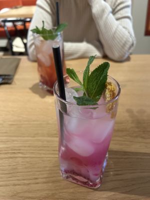 Selbstgemachte Litschi Limonade  at Asian Foodhall in Landshut
