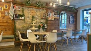 Plenty of seating  at Jerusalem Bakery & Coffeehouse in Londonderry