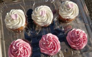 Valentine's Day cupcakes at Petit Lapin in Mount-royal