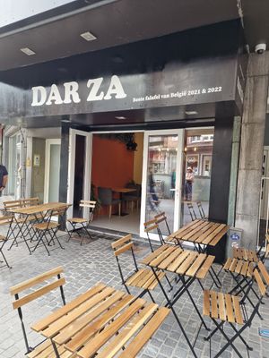 Outside at Darza  in Leuven