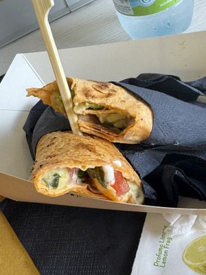 Flamingo wrap  at Panda Burgers  in Olbia