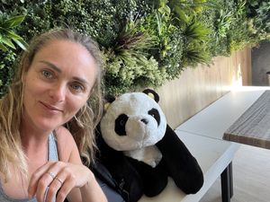   at Panda Burgers  in Olbia