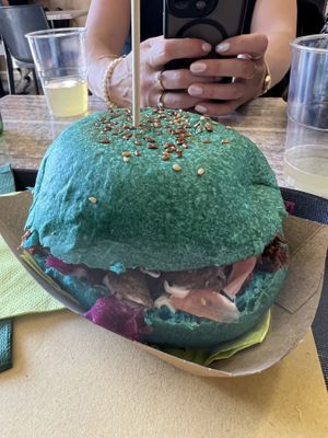   at Panda Burgers  in Olbia