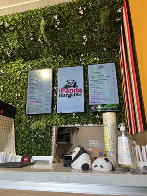   at Panda Burgers  in Olbia