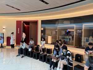 Outside of the restaurant  at Qing Chun by Perma in Guangzhou