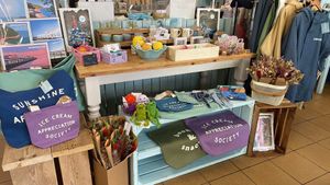 Selection in the shop  at Devonmade in Paignton