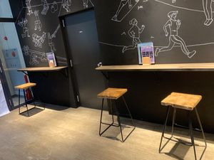 Seating at LOVE Pacific Cafe in Nagoya