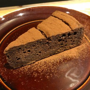 tofu gateau chocolat at LOVE Pacific Cafe in Nagoya