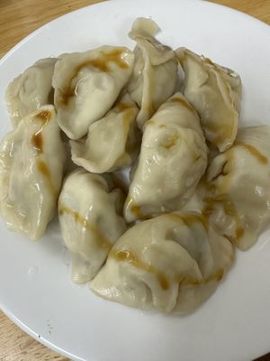 Dumplings  at Jin Hao Wei Vegetarian House - Jīn hǎo wèi shū shí jiā in Taichung