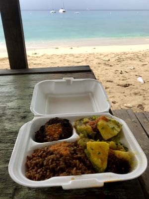 Meal with a view at Papa Earl - Mobile Food Vendor in Mount Standfast