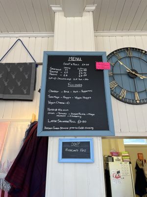 Menu  at Foyers Stores, Post Office & Cafe in Inverness