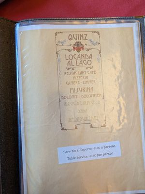  at Quinz Locanda al Lago in Belluno