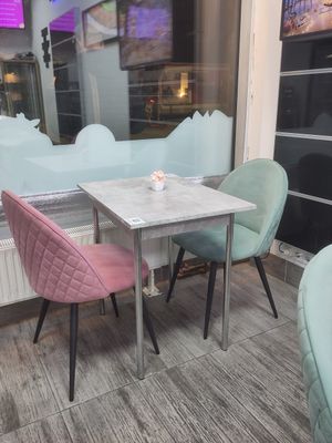 Indoor seating at Hanım & Ağa Çiğköfte in Nuremberg