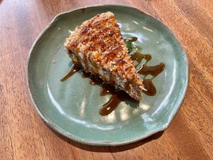 Banana pie at Gaia Art and Cafe in Rio De Janeiro