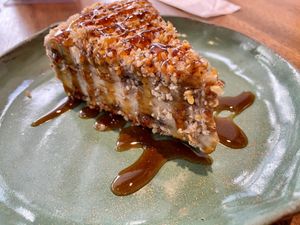 Banana pie  at Gaia Art and Cafe in Rio De Janeiro