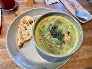 Caldo verde at Gaia Art and Cafe in Rio De Janeiro