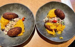 Again their acarajé. This is just so tasty!! at Gaia Art and Cafe in Rio De Janeiro