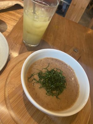 caldinho de feijão  at Gaia Art and Cafe in Rio De Janeiro