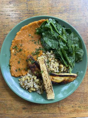 Baiao de dois vegan  at Gaia Art and Cafe in Rio De Janeiro