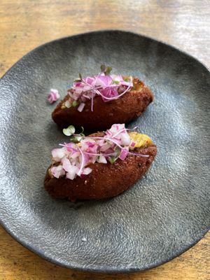 Acaraje  at Gaia Art and Cafe in Rio De Janeiro