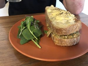 Croque monsieur - Sunday brunch   at Gaia Art and Cafe in Rio De Janeiro