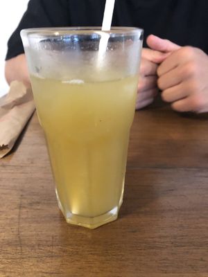 Sugar cane juice   at Gaia Art and Cafe in Rio De Janeiro