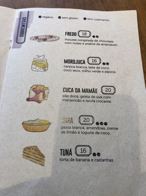 Menu Page 7 at Gaia Art and Cafe in Rio De Janeiro