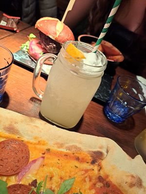 Iced lemonade at The Three Tuns in Lichfield