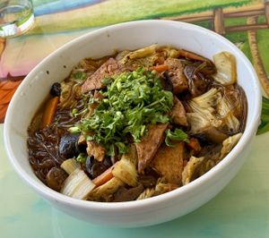 Glass noodles   at Amita Garden in Ukiah