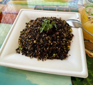 Stir fried rice with quinoa   at Amita Garden in Ukiah