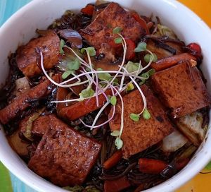 glass noodles at Amita Garden in Ukiah