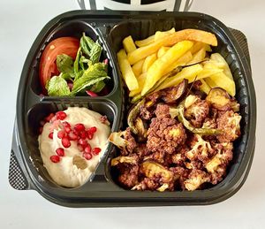 Mixed fried vegetables plate at Baba Ghanouj - Al Barsha in Dubai