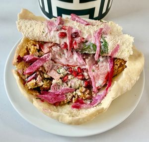  Mixed fries sandwich  at Baba Ghanouj - Al Barsha in Dubai