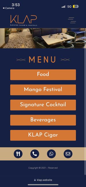 Dyore Cocktail Bar Menu  at Dyore Cocktail Bar & Pub in Jaipur