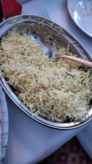 Rice at King Masala in Wertingen