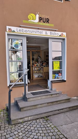 Entrance at Natur Pur - Store & Bistro in Wertingen