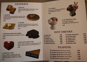 Hot drinks can be made with oat milk. Possible off-menu vegan torte available. at Kebir Turkish Kitchen in Surbiton