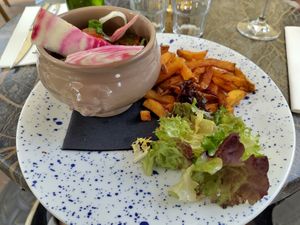 Vegetable Bourguignon at La Parenthèse in Giverny