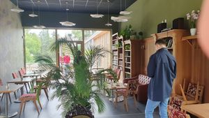 Innenraum at Bio-Deli-Cafe‘ "3 Haselnüsse" in Templin