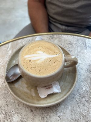 Oat latte   at John Silver Original Bistroffee in Marseille