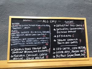 Le menu du jour at John Silver Original Bistroffee in Marseille