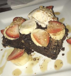 Brownie Delight at The New Vegan in Delray Beach
