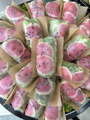 Fresh rolls  at Roll Model Food  in Frankfort