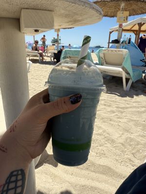 Blue tropicana smoothie   at PLANT SHACK    in Mallorca