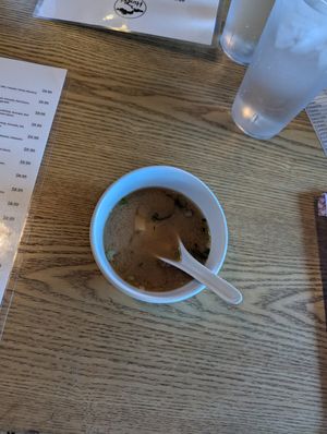 Miso soup at Hinoki Sushi  in Reno